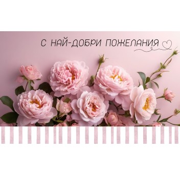 Плик за пари "С най-добри пожелания"/ МОДЕЛ 2