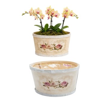 Овален съд / "Vintageflowers"