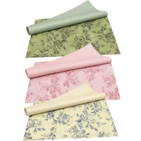 Корейска хартия на листи / JAPONICA FLOWERS  x 20 бр.