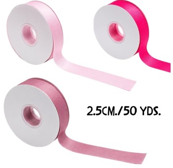 Изчистен сатен  *50yds./2.5 cm.
